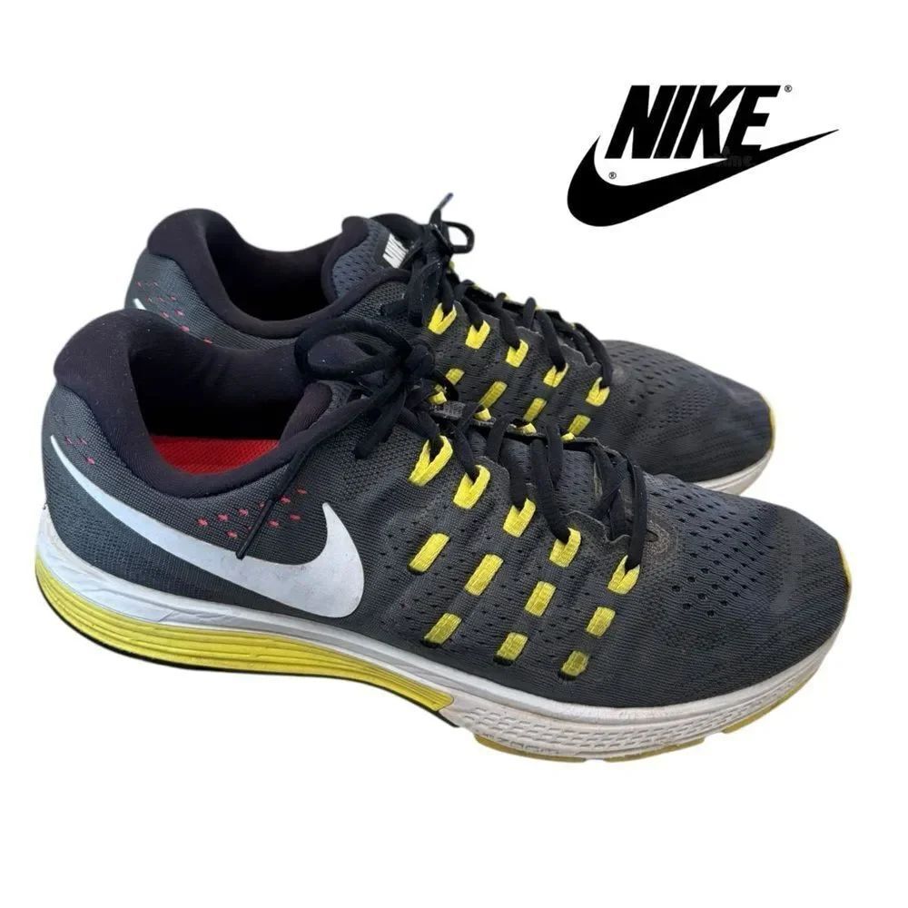Nike Air Zoom Vomero 11 Black Yellow White Men's Running Shoes 11